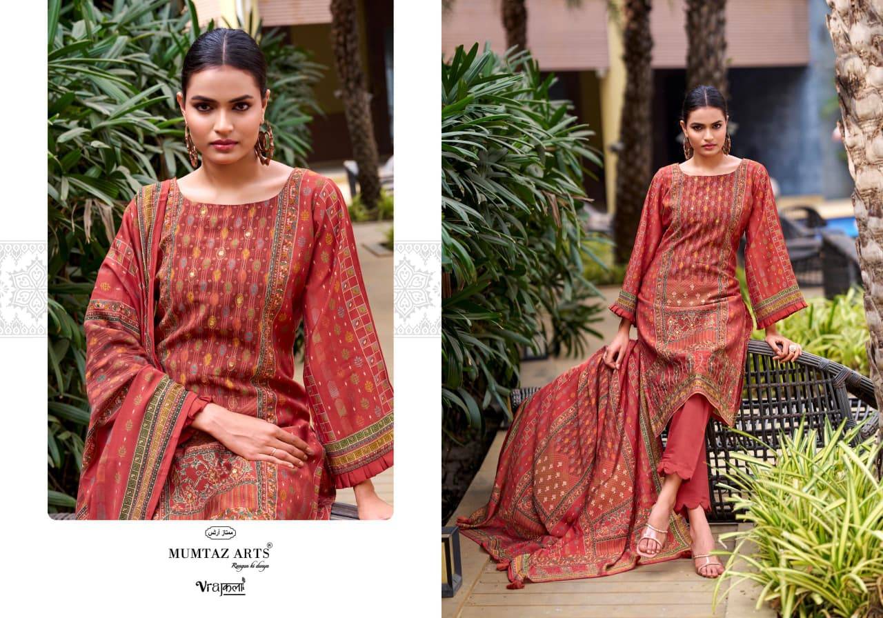 AMOUR by MUMTAZ ARTS 1001 TO 1006 SERIES Pakistani Stylish Embroidered PURE VISC MODAL Dresses At Wholesale Price